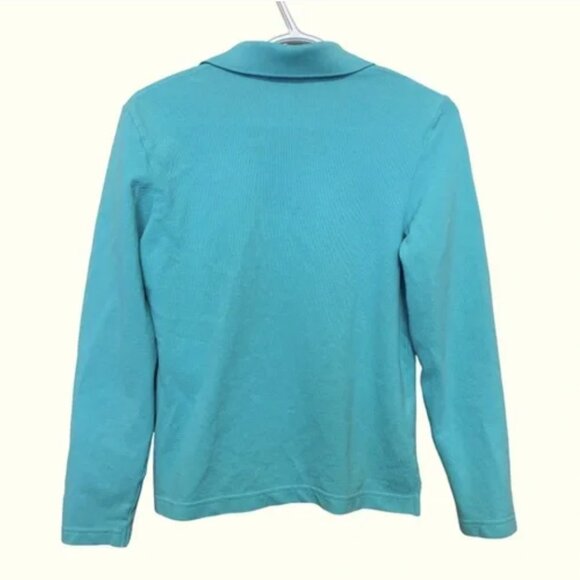 Lilly Pulitzer Golf Outdoor Long Sleeve Waffle Knit Midweight Cotton Spandex M - Picture 2 of 6